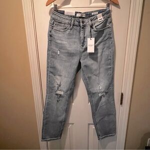 JUDY BLUE Jeans Size 9/29 Slight Distressing-Skinny Fit- High Rise- NWT